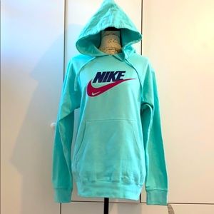 Mint pullover hoodie sweatshirt small
